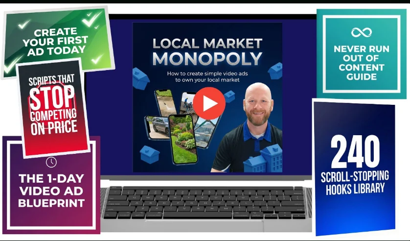 Local Market Monopoly video course for home service businesses, included in the program